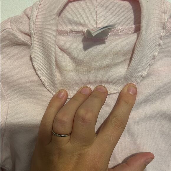 Pink and denim jumper dress - Picture 6 of 6